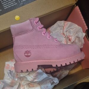 Timberland Kids Light Pink Boots